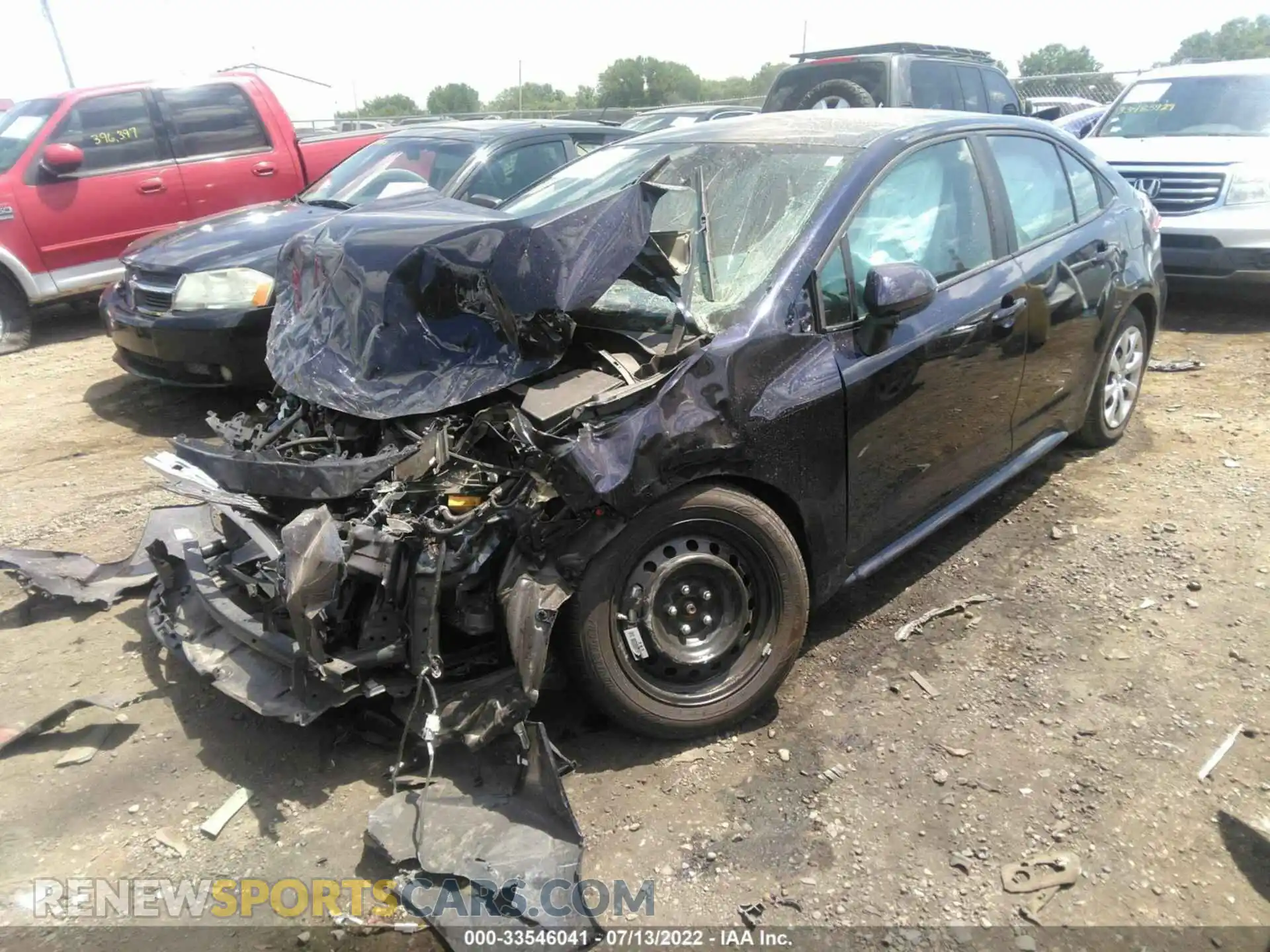 2 Фотография поврежденного автомобиля 5YFEPRAE4LP049521 TOYOTA COROLLA 2020