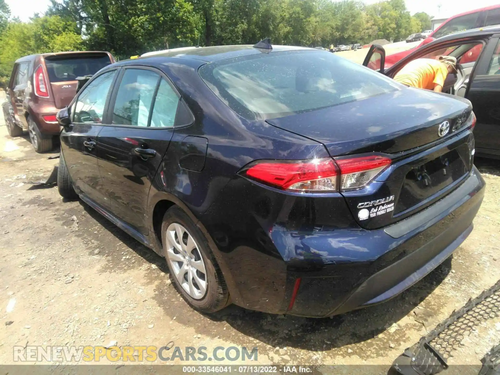 3 Фотография поврежденного автомобиля 5YFEPRAE4LP049521 TOYOTA COROLLA 2020