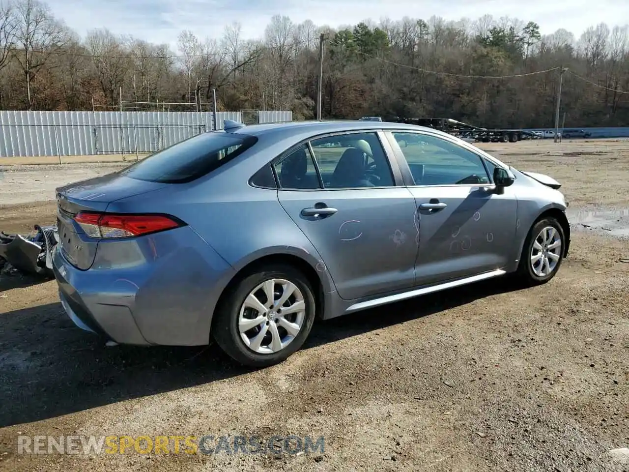 3 fotografías del automóvil dañado 5YFEPRAE4LP051043 TOYOTA COROLLA 2020