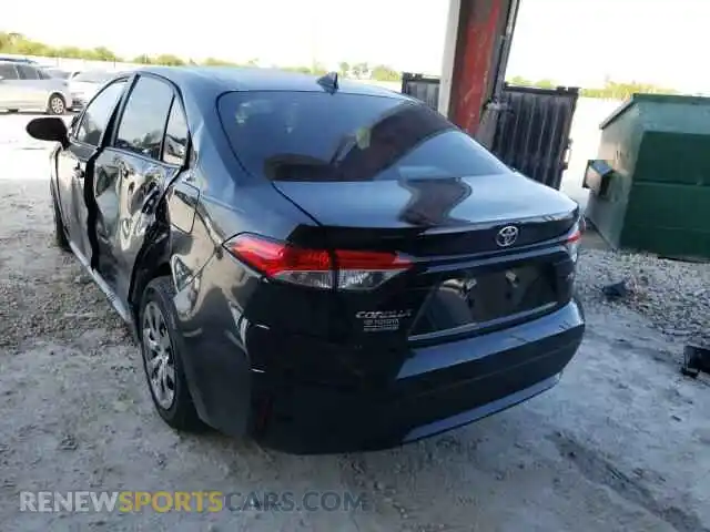 3 Photograph of a damaged car 5YFEPRAE4LP055447 TOYOTA COROLLA 2020