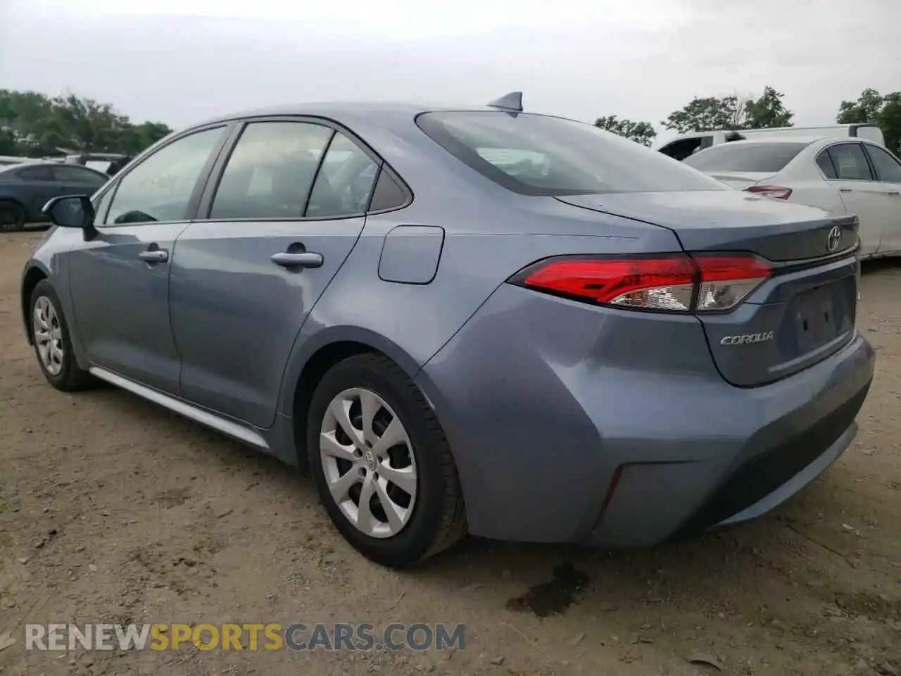 3 Фотография поврежденного автомобиля 5YFEPRAE4LP057036 TOYOTA COROLLA 2020