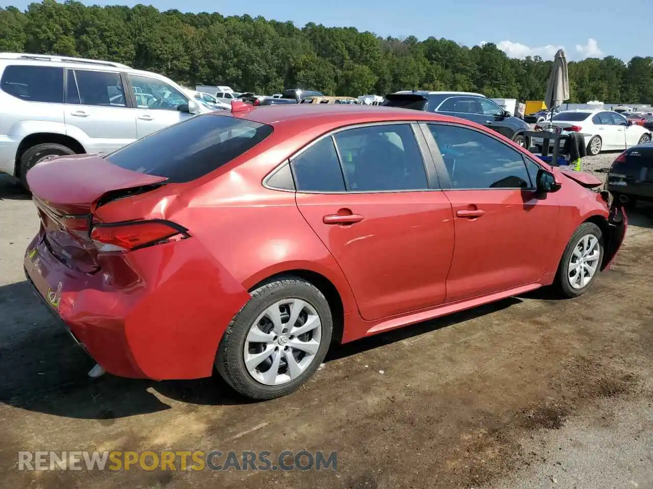 3 Photograph of a damaged car 5YFEPRAE4LP058199 TOYOTA COROLLA 2020