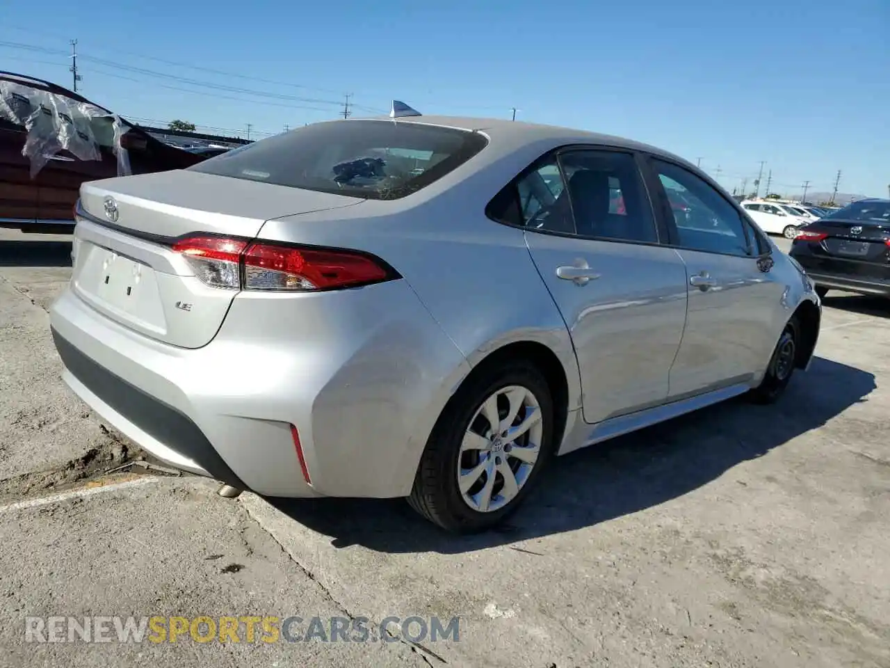 3 Photograph of a damaged car 5YFEPRAE4LP062298 TOYOTA COROLLA 2020