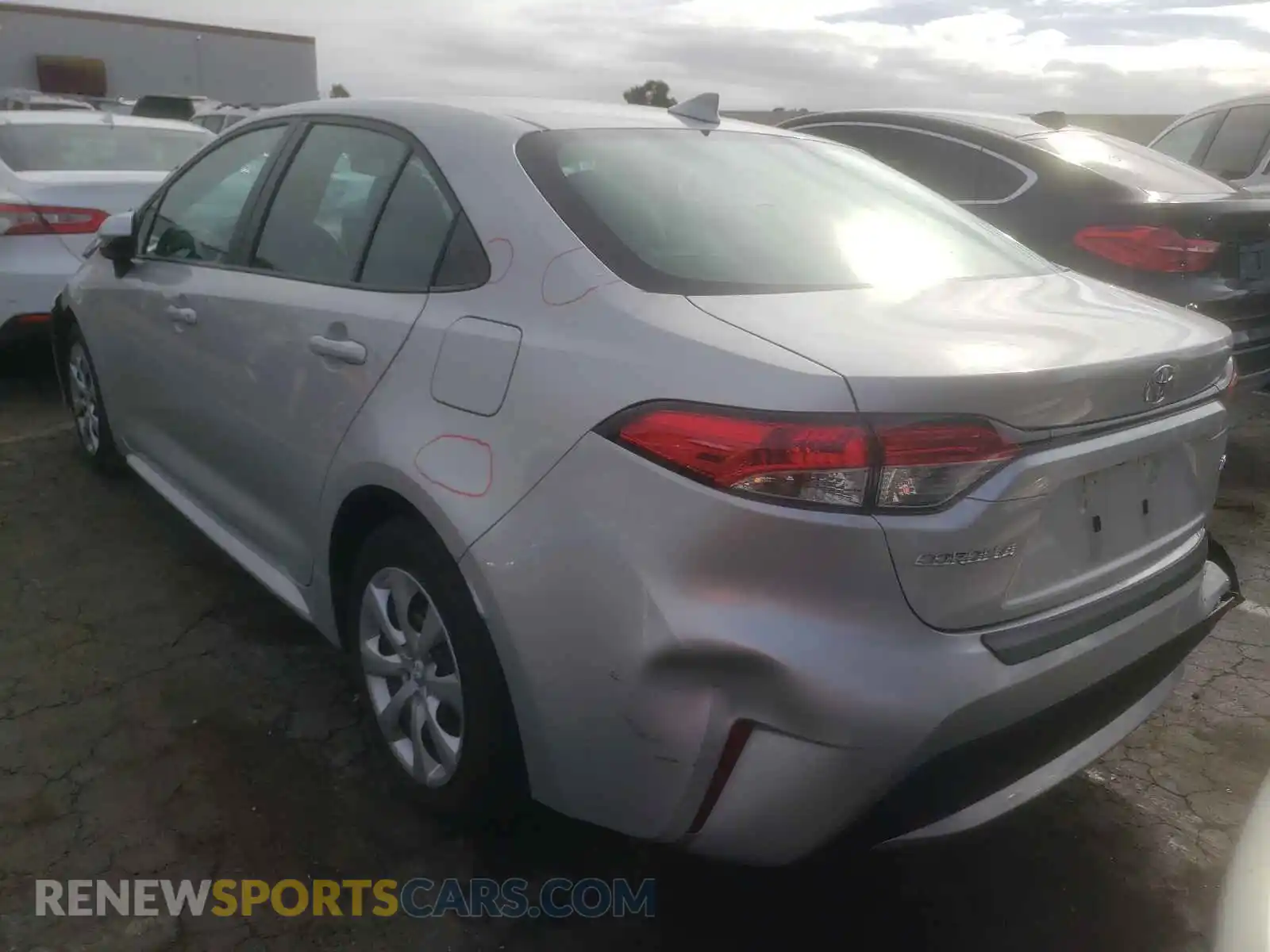 3 Photograph of a damaged car 5YFEPRAE4LP063001 TOYOTA COROLLA 2020