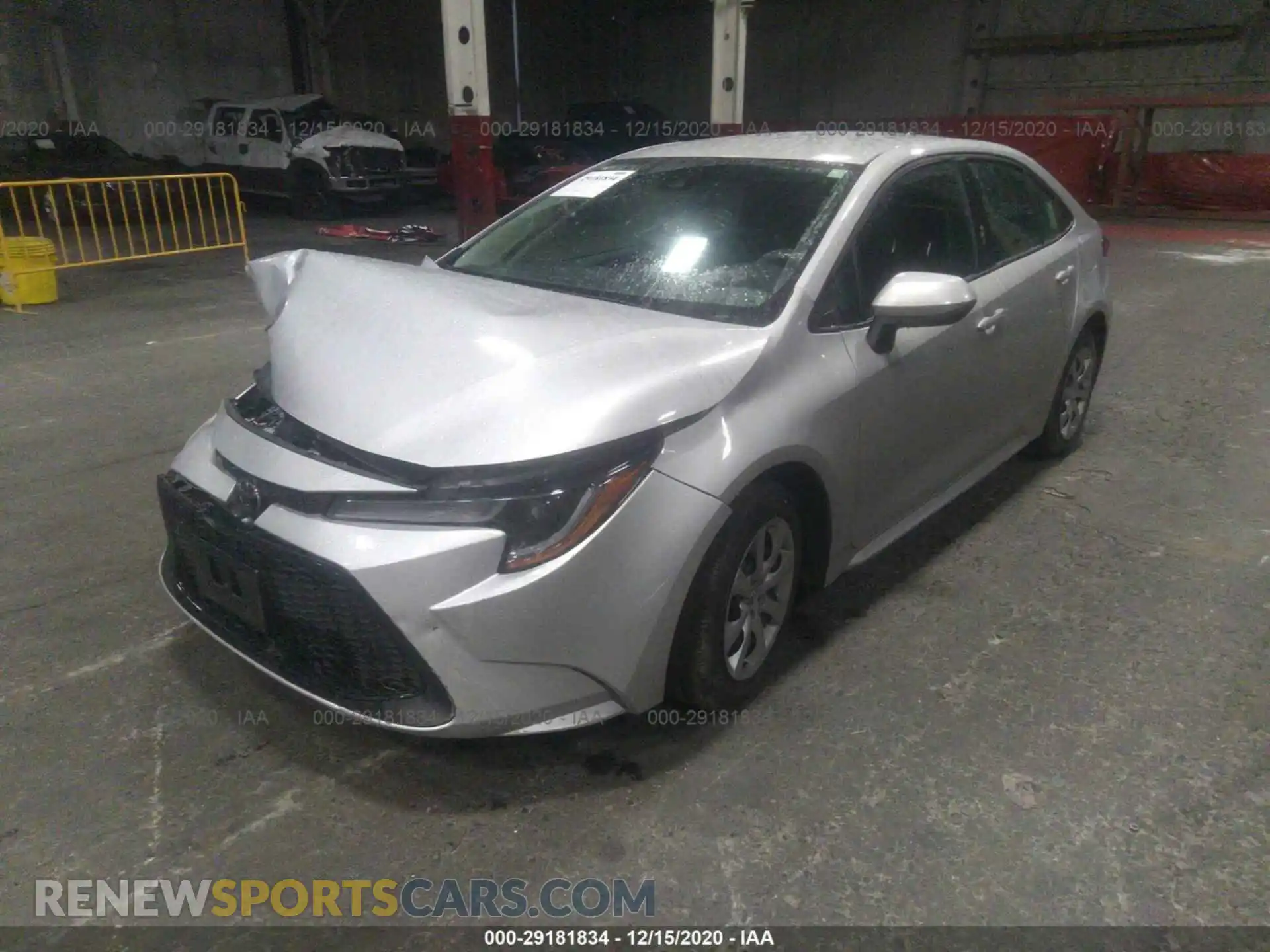 2 Photograph of a damaged car 5YFEPRAE4LP065119 TOYOTA COROLLA 2020