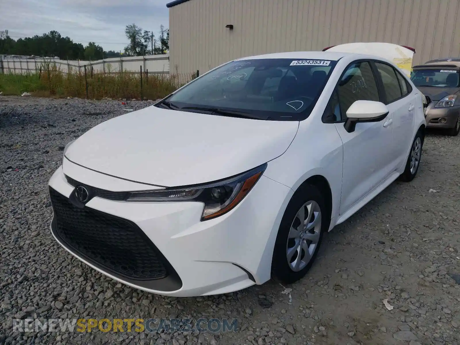 2 Photograph of a damaged car 5YFEPRAE4LP066173 TOYOTA COROLLA 2020