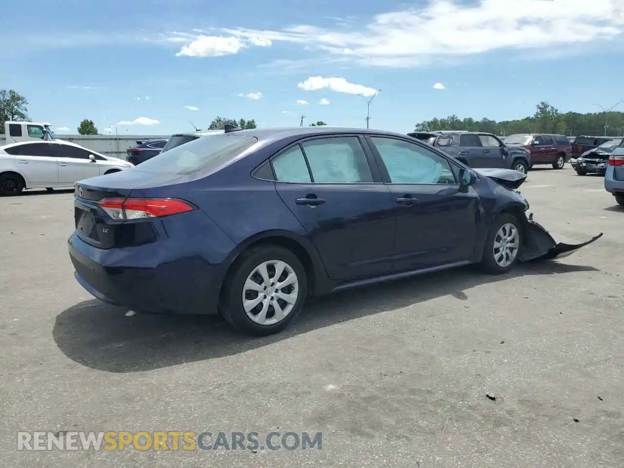3 Фотография поврежденного автомобиля 5YFEPRAE4LP067565 TOYOTA COROLLA 2020