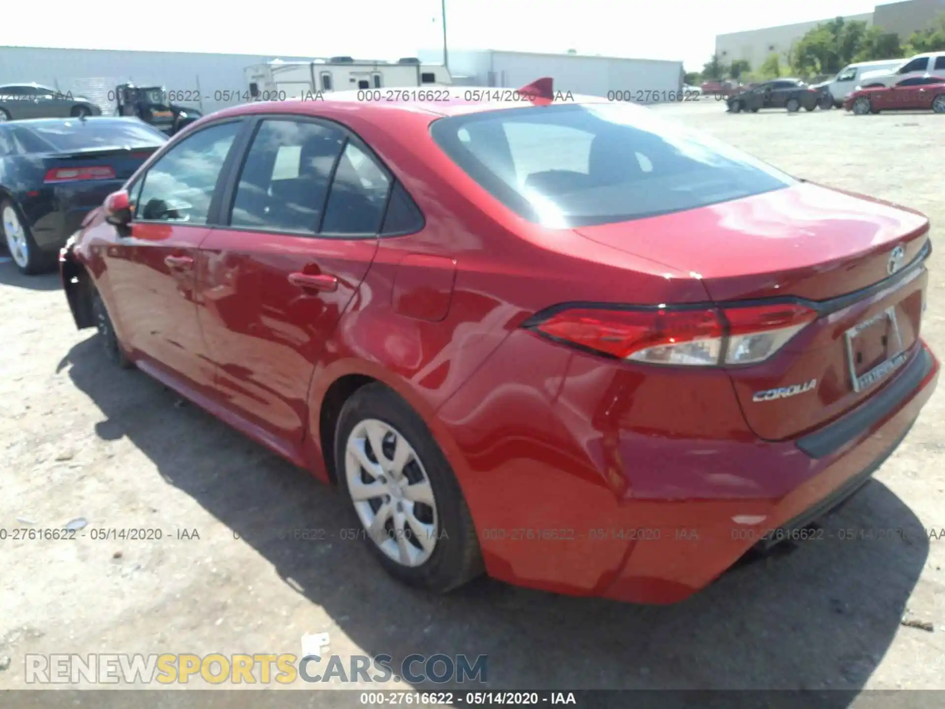 3 Photograph of a damaged car 5YFEPRAE4LP071941 TOYOTA COROLLA 2020