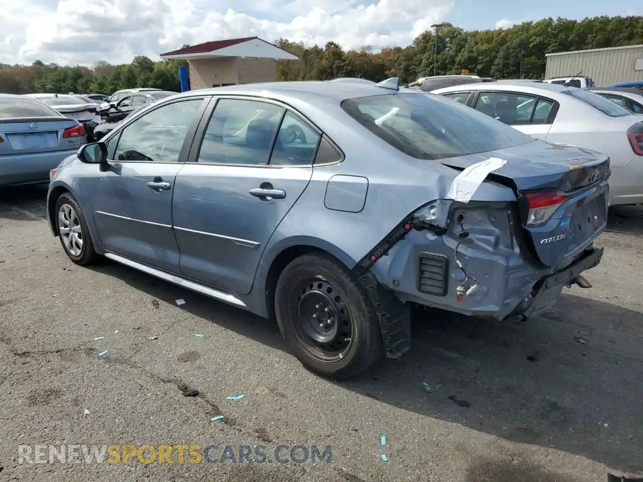 2 Photograph of a damaged car 5YFEPRAE4LP072605 TOYOTA COROLLA 2020