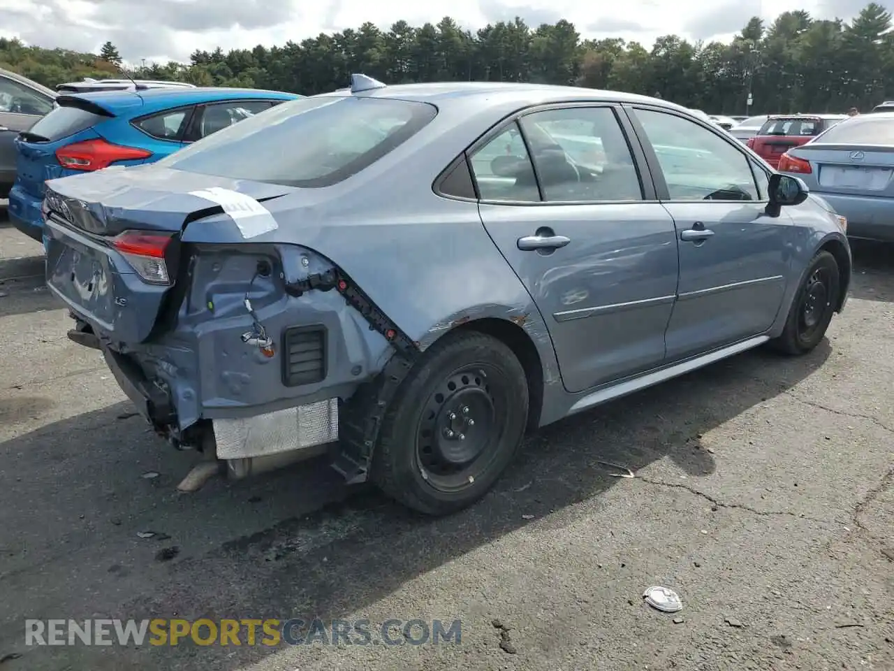 3 Photograph of a damaged car 5YFEPRAE4LP072605 TOYOTA COROLLA 2020