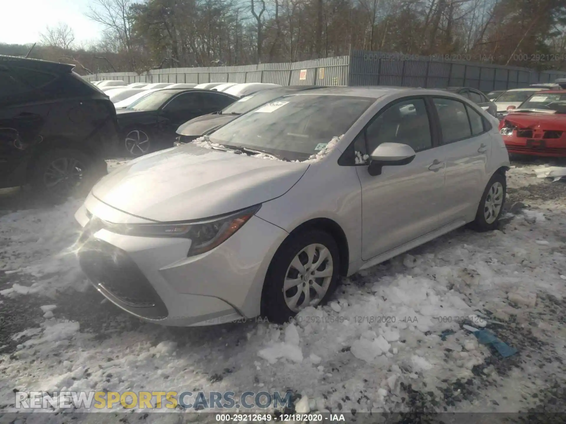 2 Photograph of a damaged car 5YFEPRAE4LP075357 TOYOTA COROLLA 2020