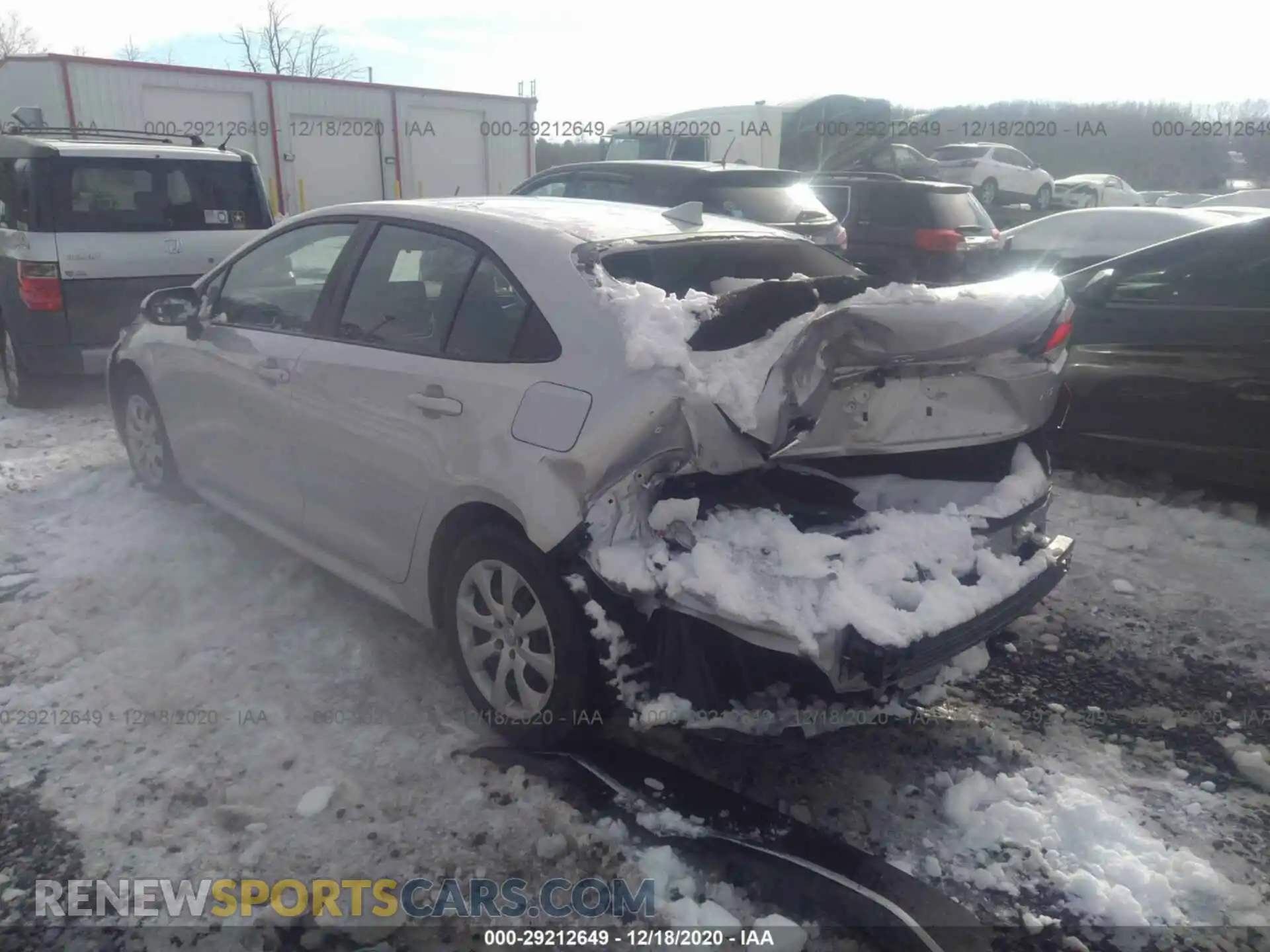 3 Photograph of a damaged car 5YFEPRAE4LP075357 TOYOTA COROLLA 2020