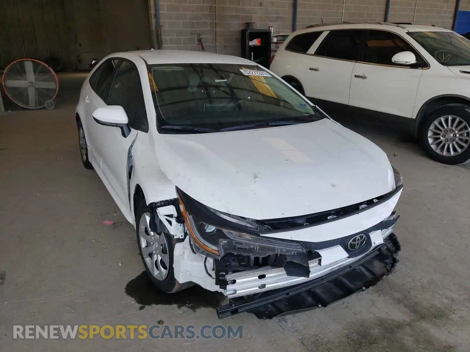 1 Photograph of a damaged car 5YFEPRAE4LP080008 TOYOTA COROLLA 2020