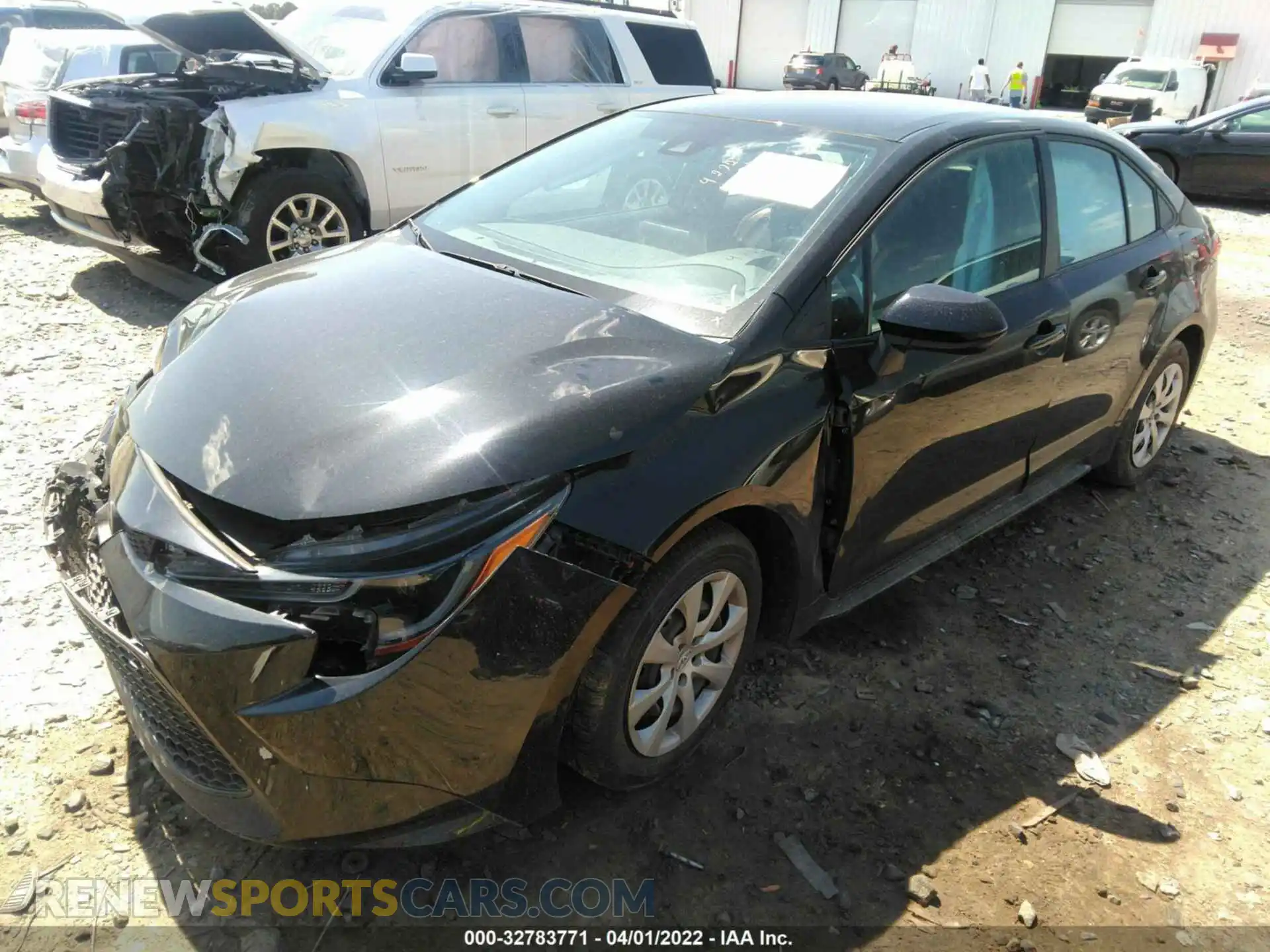 2 Photograph of a damaged car 5YFEPRAE4LP082793 TOYOTA COROLLA 2020