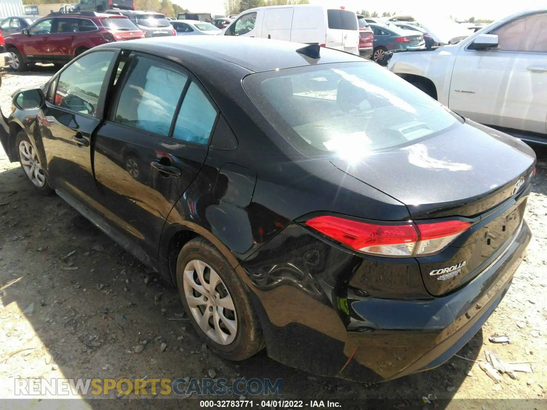 3 Photograph of a damaged car 5YFEPRAE4LP082793 TOYOTA COROLLA 2020
