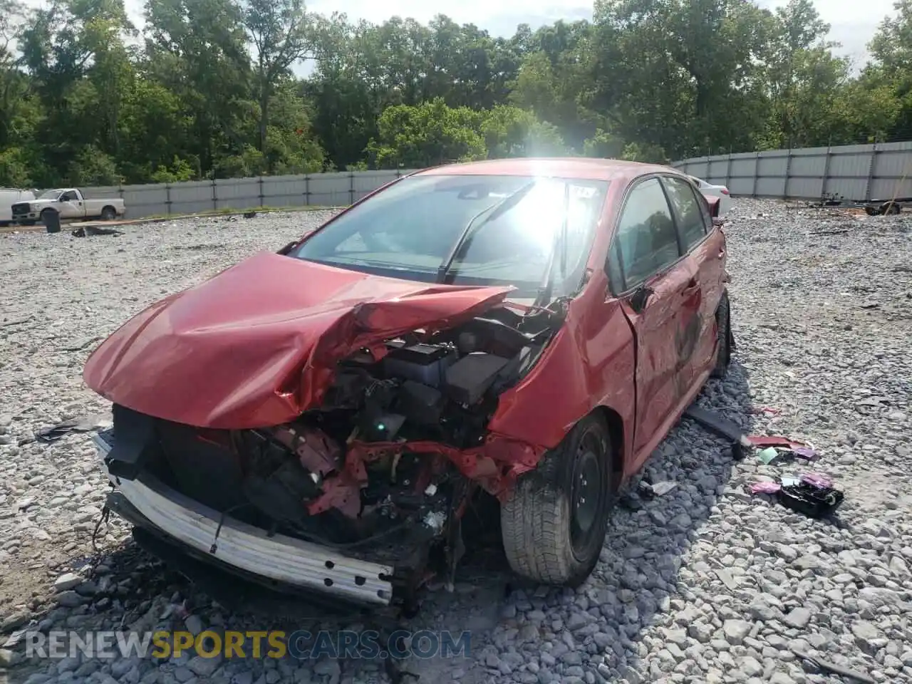 2 Photograph of a damaged car 5YFEPRAE4LP083748 TOYOTA COROLLA 2020