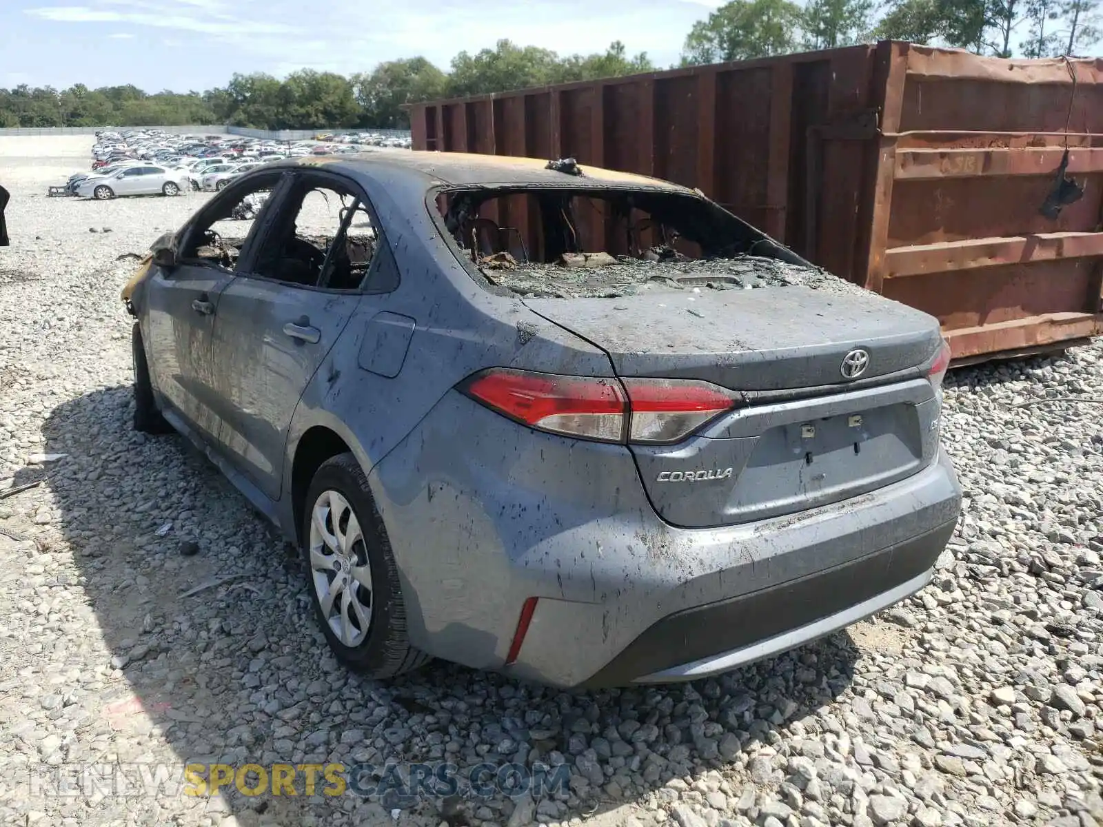 3 Photograph of a damaged car 5YFEPRAE4LP085841 TOYOTA COROLLA 2020
