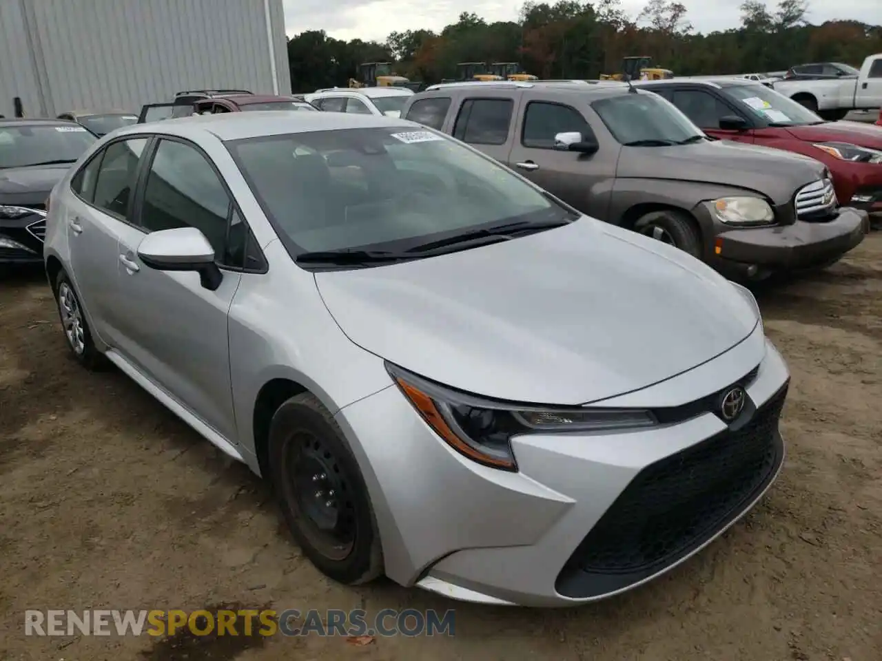 1 Photograph of a damaged car 5YFEPRAE4LP087850 TOYOTA COROLLA 2020