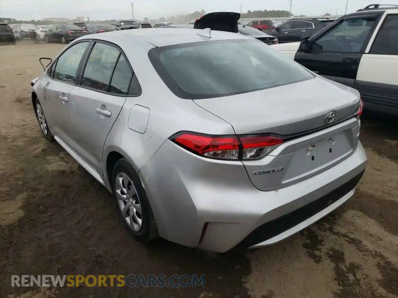 3 Photograph of a damaged car 5YFEPRAE4LP087850 TOYOTA COROLLA 2020