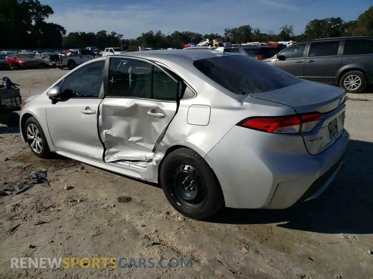 2 Photograph of a damaged car 5YFEPRAE4LP088108 TOYOTA COROLLA 2020