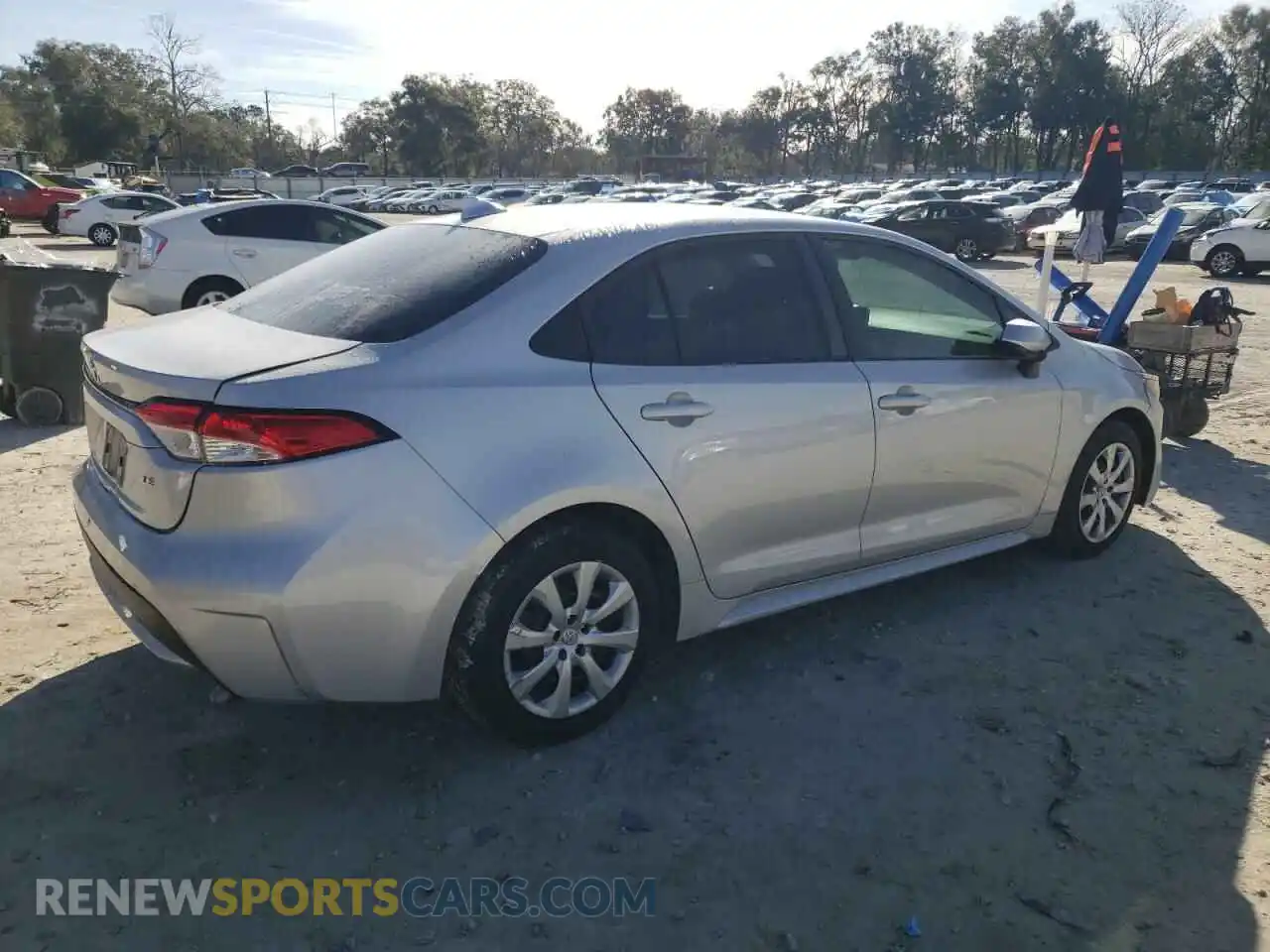 3 Photograph of a damaged car 5YFEPRAE4LP088108 TOYOTA COROLLA 2020
