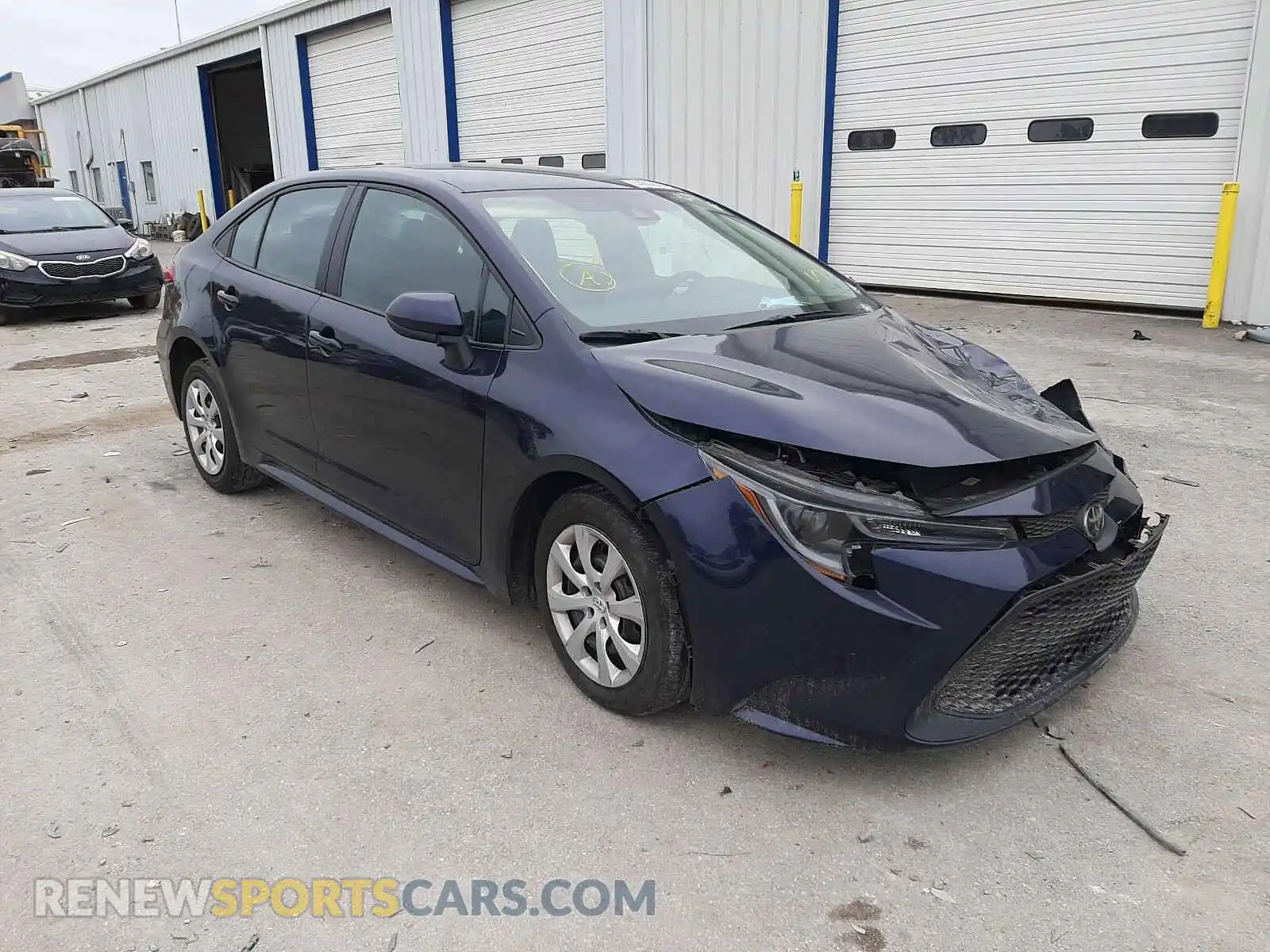 1 Photograph of a damaged car 5YFEPRAE4LP088531 TOYOTA COROLLA 2020