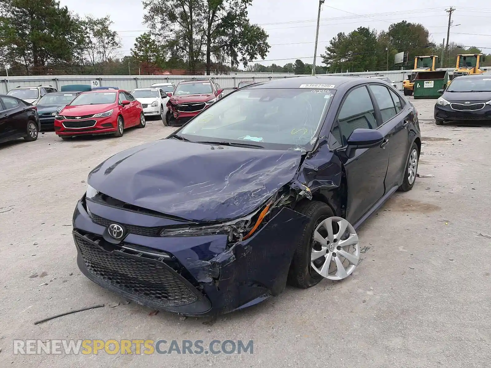 2 Photograph of a damaged car 5YFEPRAE4LP088531 TOYOTA COROLLA 2020