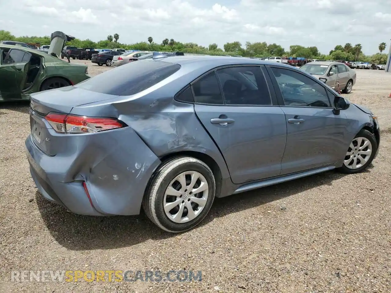 3 Photograph of a damaged car 5YFEPRAE4LP095821 TOYOTA COROLLA 2020