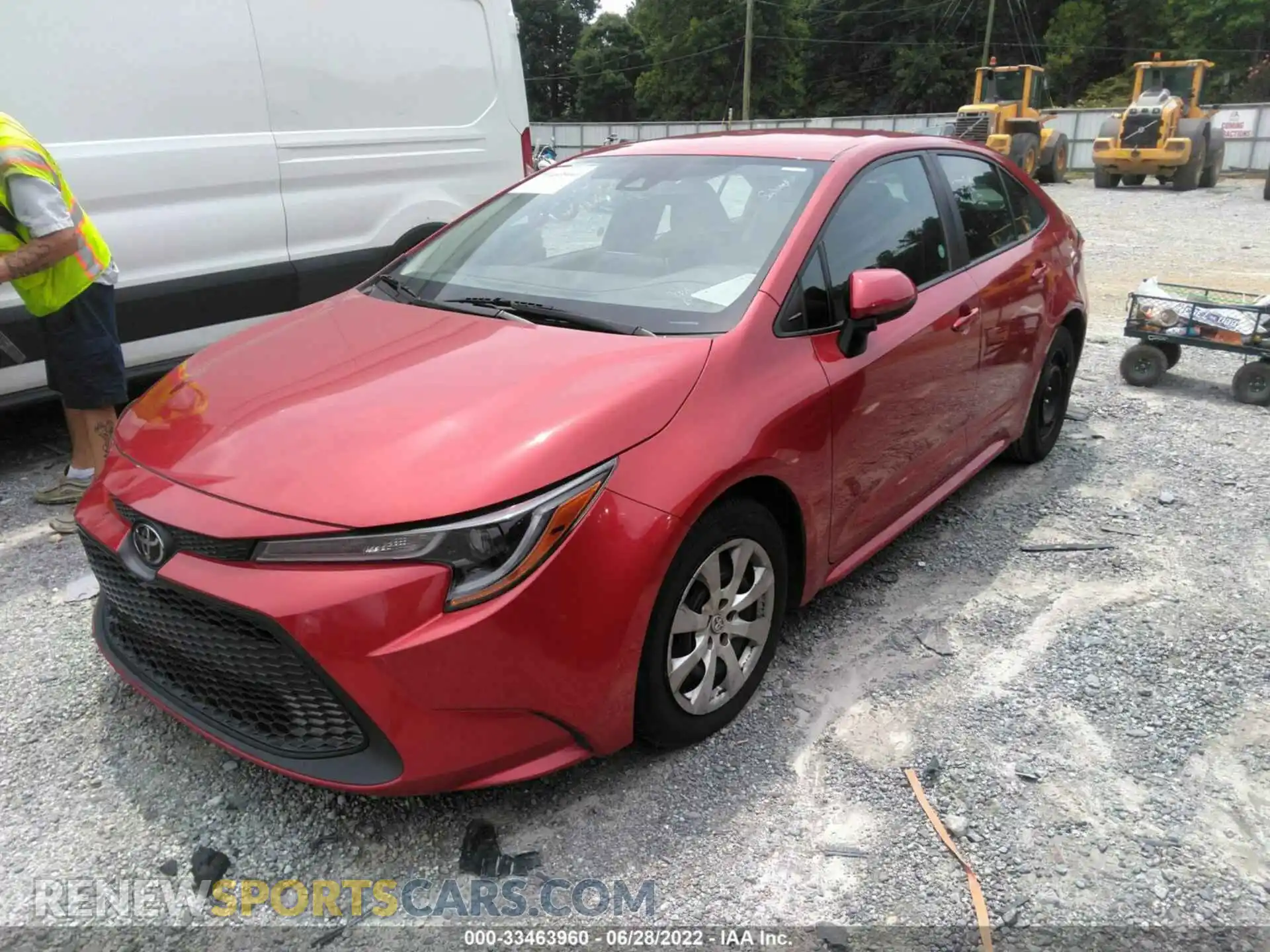 2 Photograph of a damaged car 5YFEPRAE4LP097312 TOYOTA COROLLA 2020