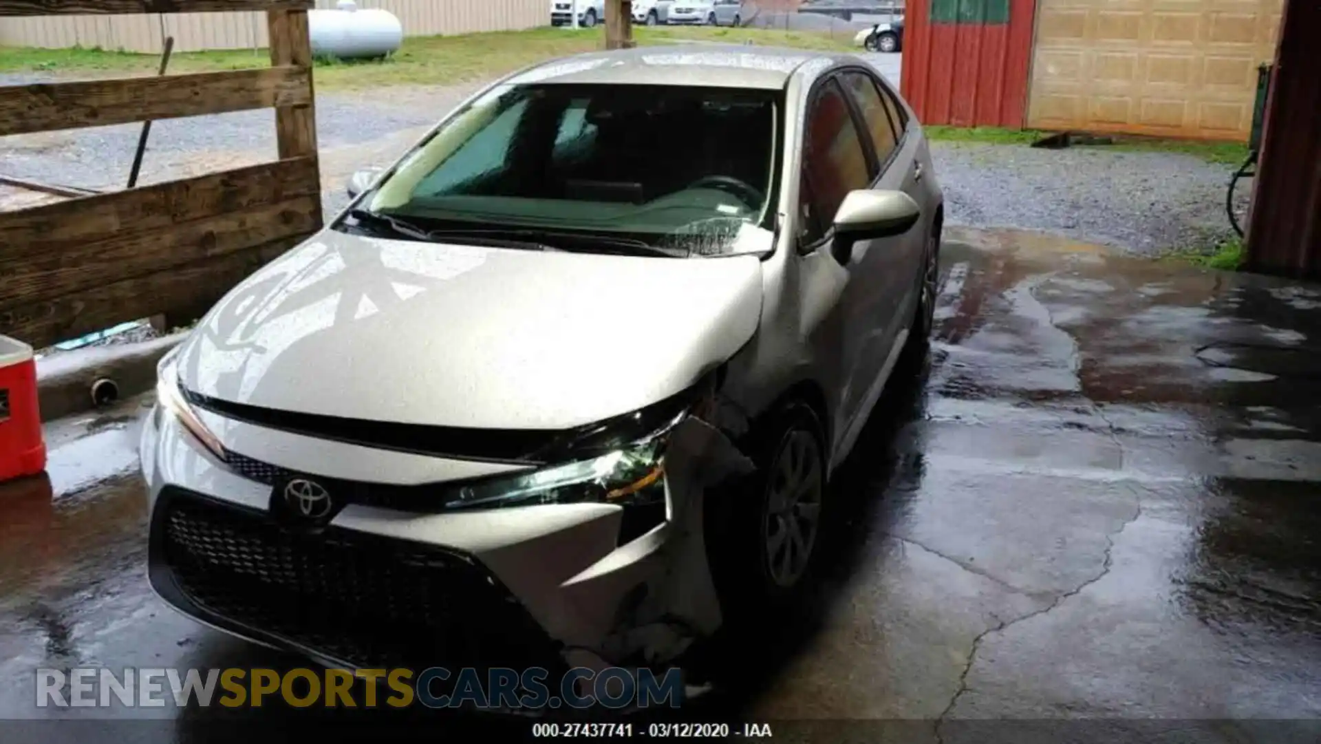 2 Photograph of a damaged car 5YFEPRAE4LP098640 TOYOTA COROLLA 2020