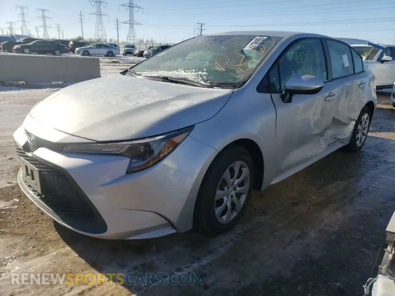 2 Photograph of a damaged car 5YFEPRAE4LP108762 TOYOTA COROLLA 2020