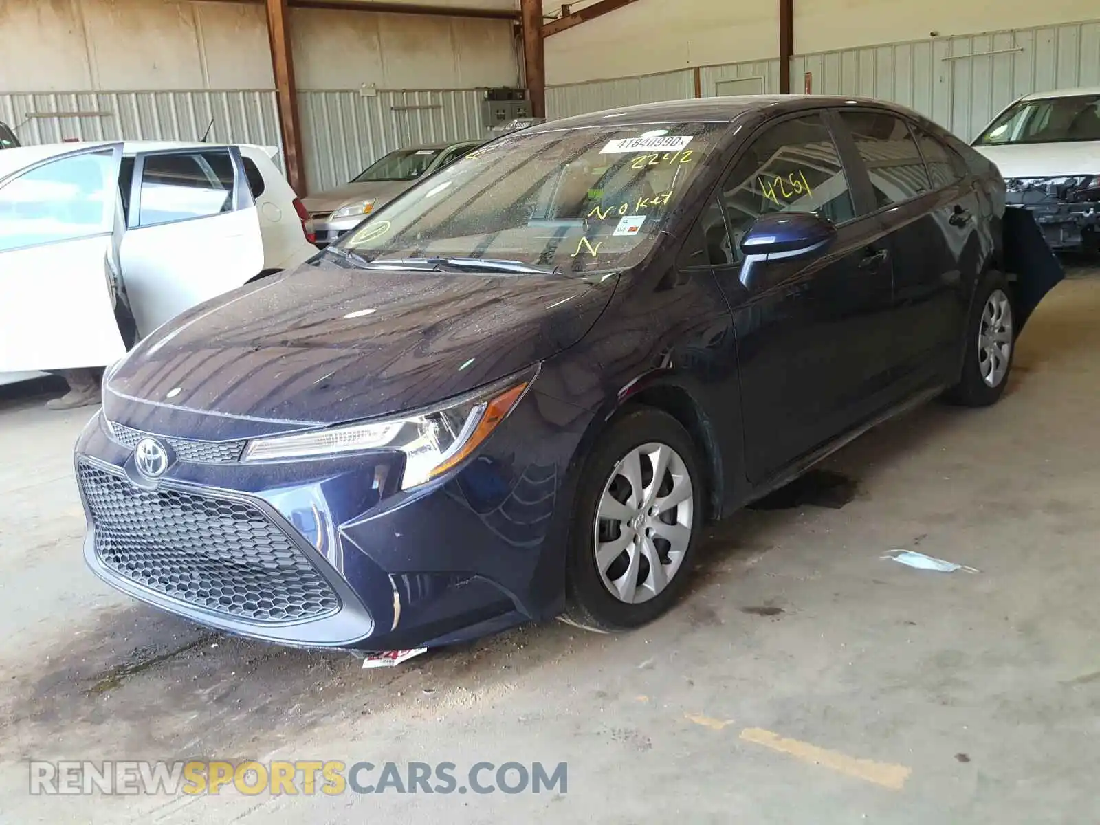 2 Photograph of a damaged car 5YFEPRAE4LP122242 TOYOTA COROLLA 2020
