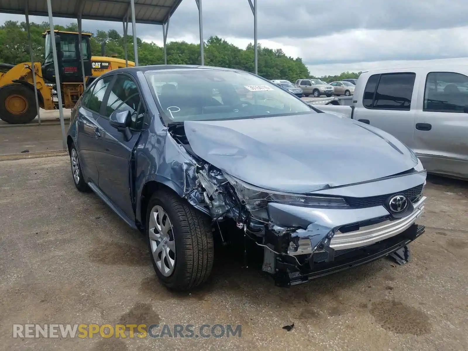 1 Photograph of a damaged car 5YFEPRAE4LP126887 TOYOTA COROLLA 2020