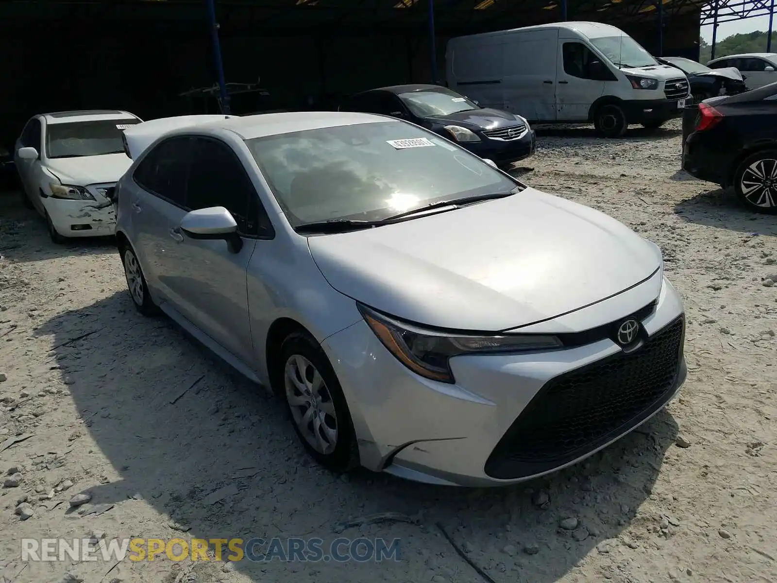 1 Photograph of a damaged car 5YFEPRAE4LP127585 TOYOTA COROLLA 2020