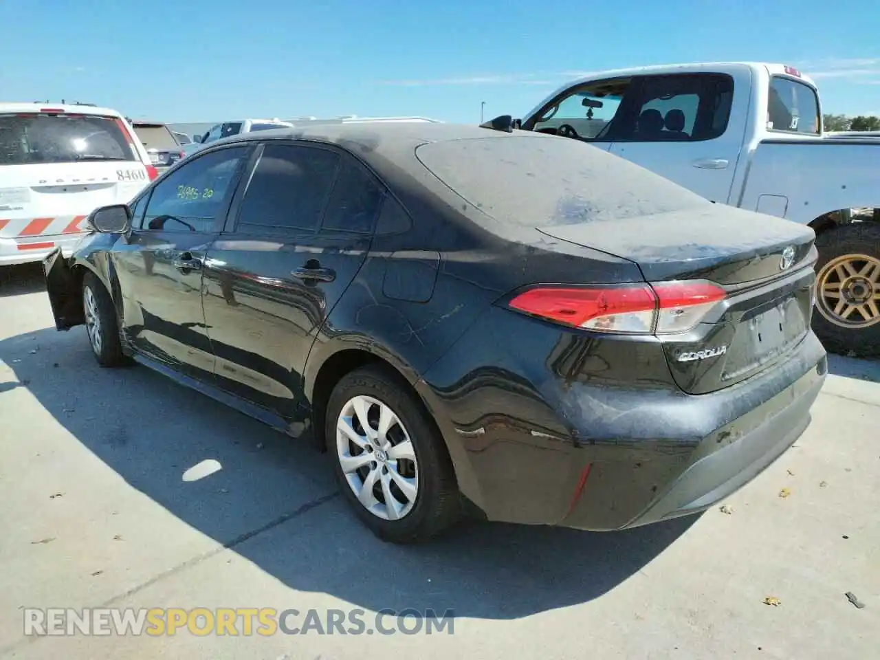 3 Фотография поврежденного автомобиля 5YFEPRAE4LP136934 TOYOTA COROLLA 2020