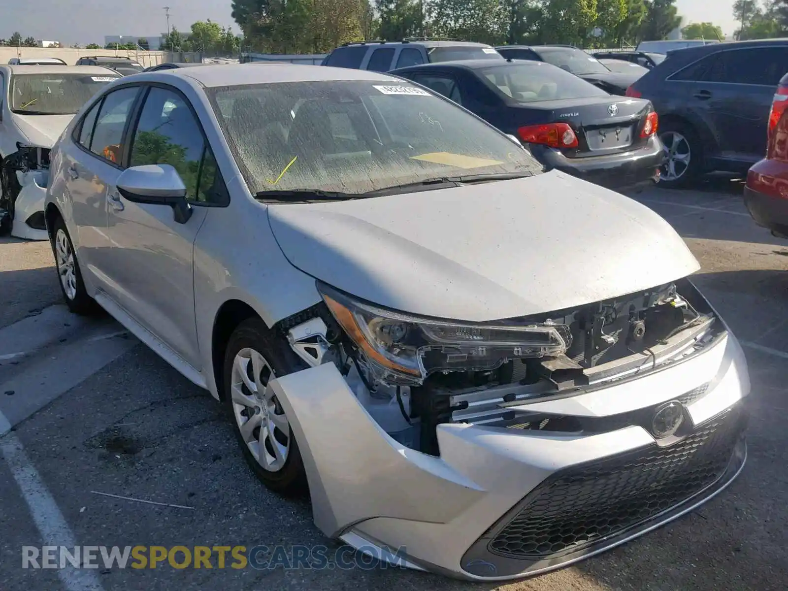 1 Photograph of a damaged car 5YFEPRAE5LP005155 TOYOTA COROLLA 2020