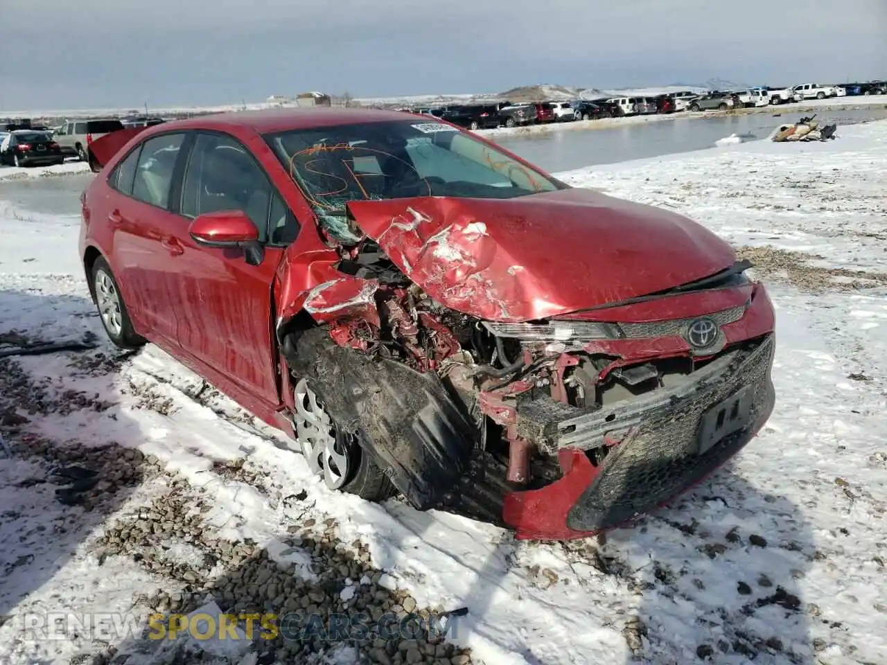 1 fotografías del automóvil dañado 5YFEPRAE5LP008461 TOYOTA COROLLA 2020