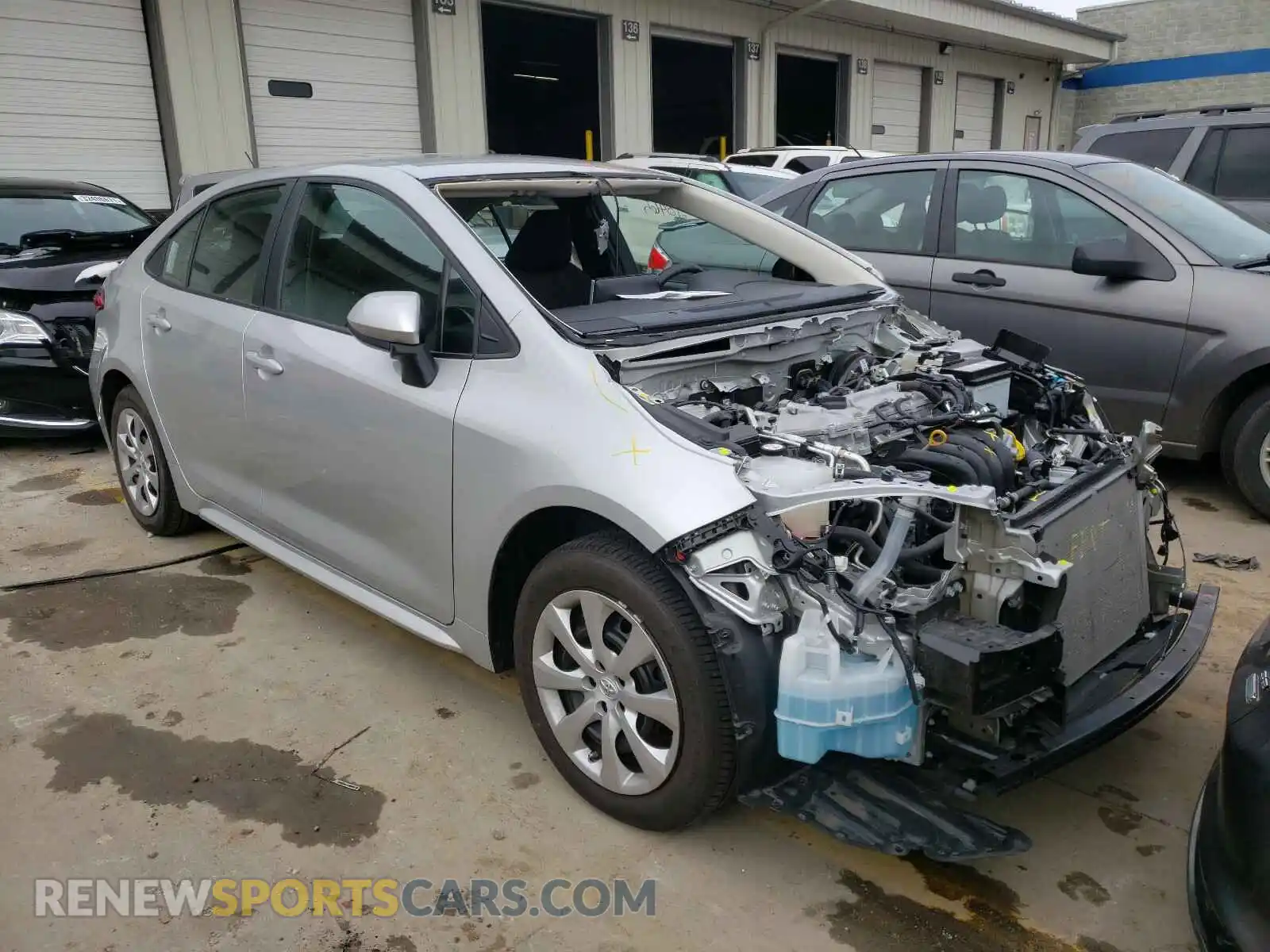 1 Photograph of a damaged car 5YFEPRAE5LP014065 TOYOTA COROLLA 2020