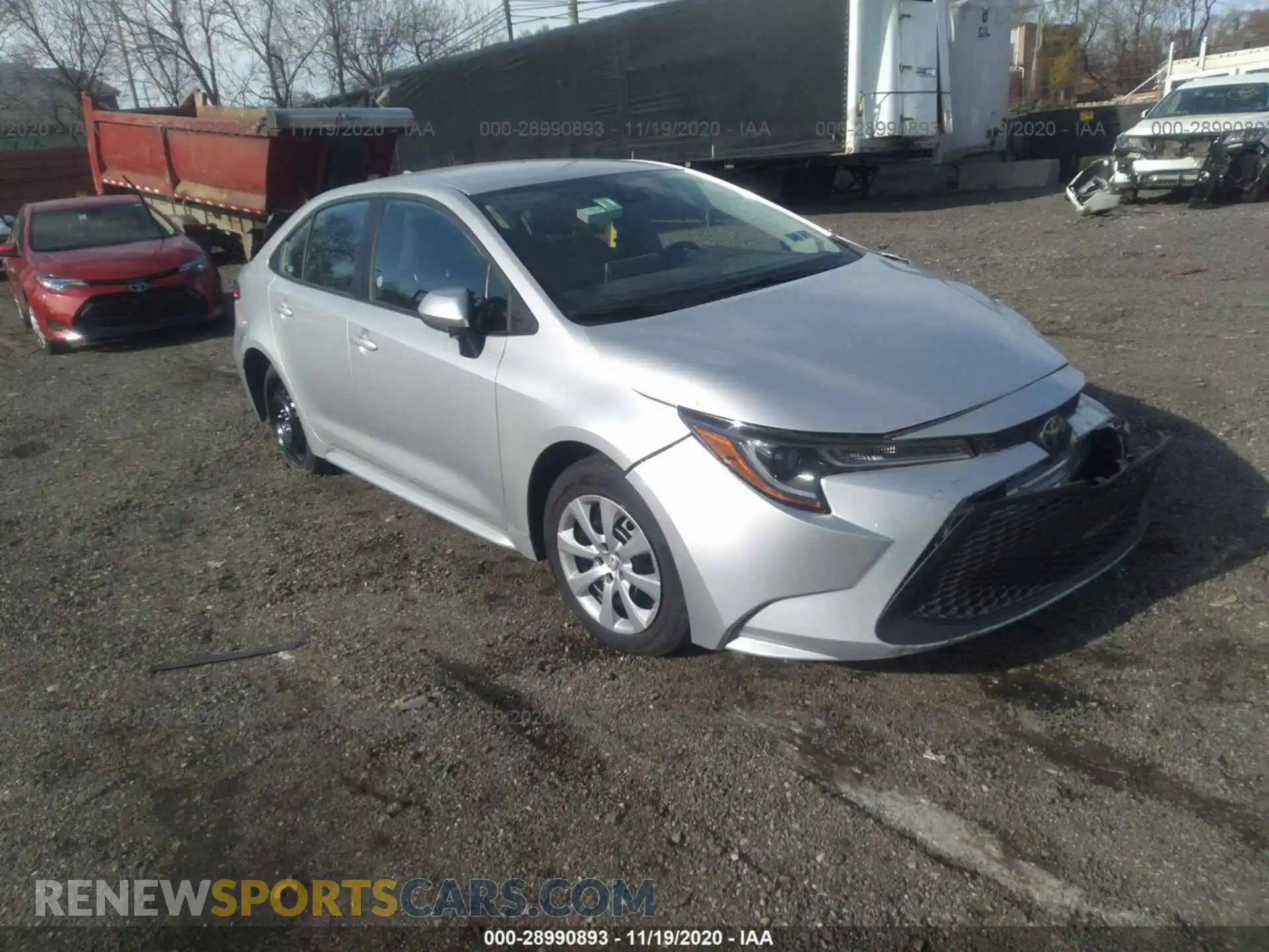 1 Photograph of a damaged car 5YFEPRAE5LP023252 TOYOTA COROLLA 2020
