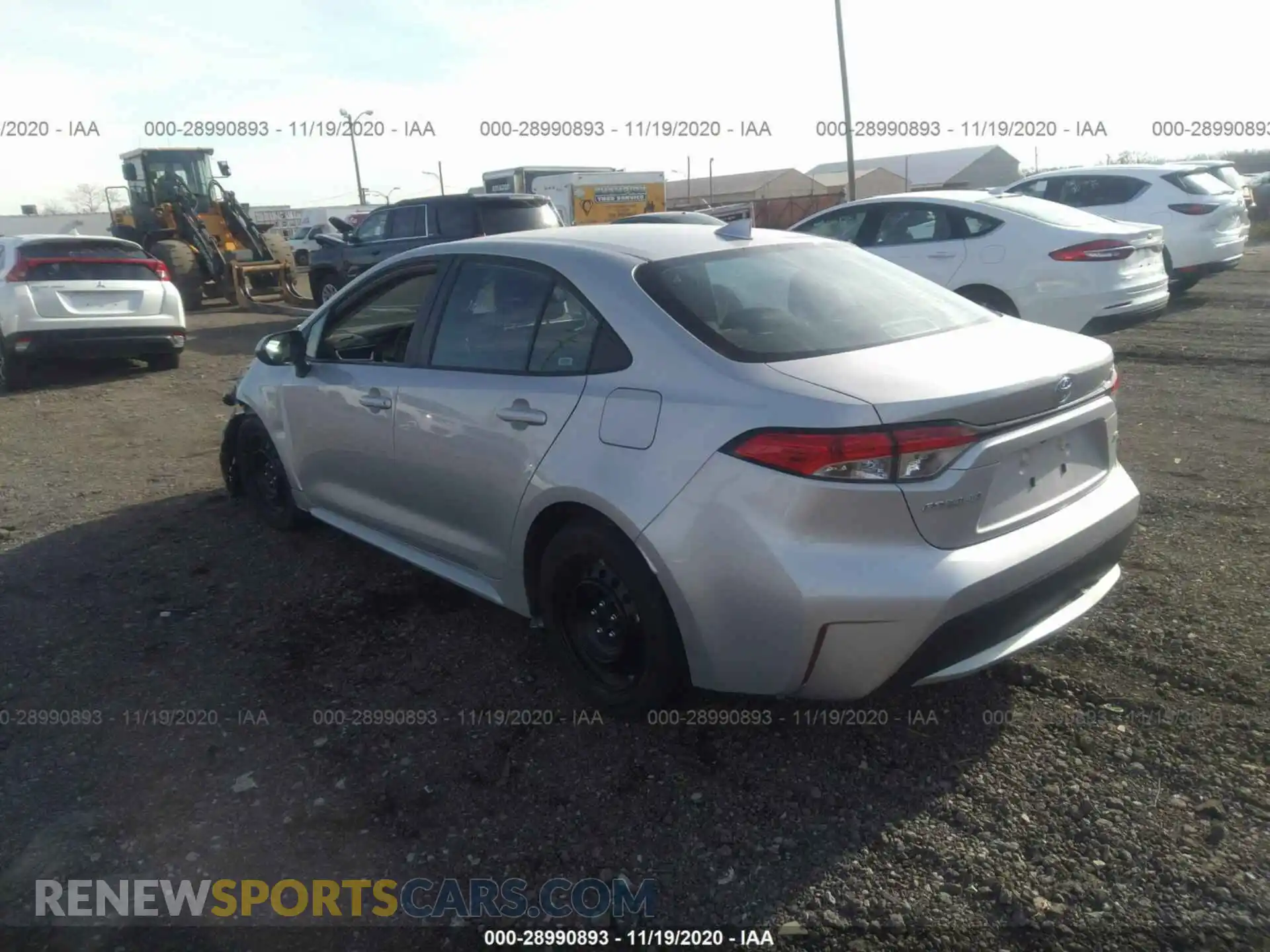 3 Photograph of a damaged car 5YFEPRAE5LP023252 TOYOTA COROLLA 2020