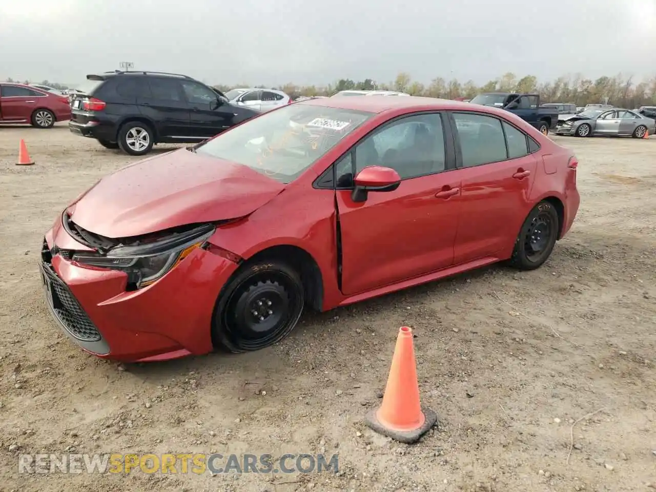 1 Photograph of a damaged car 5YFEPRAE5LP032114 TOYOTA COROLLA 2020