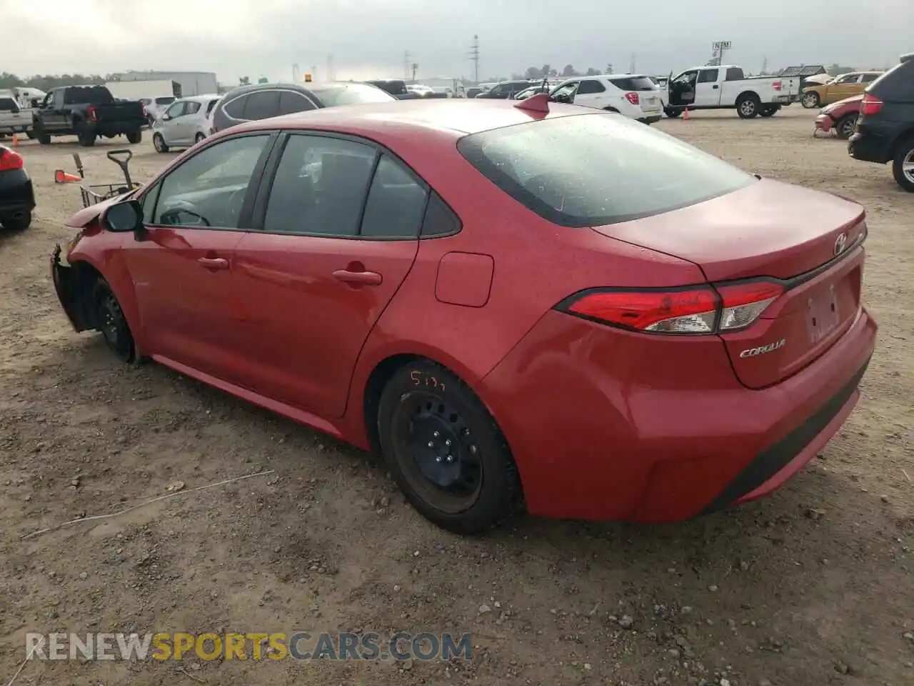 2 Photograph of a damaged car 5YFEPRAE5LP032114 TOYOTA COROLLA 2020