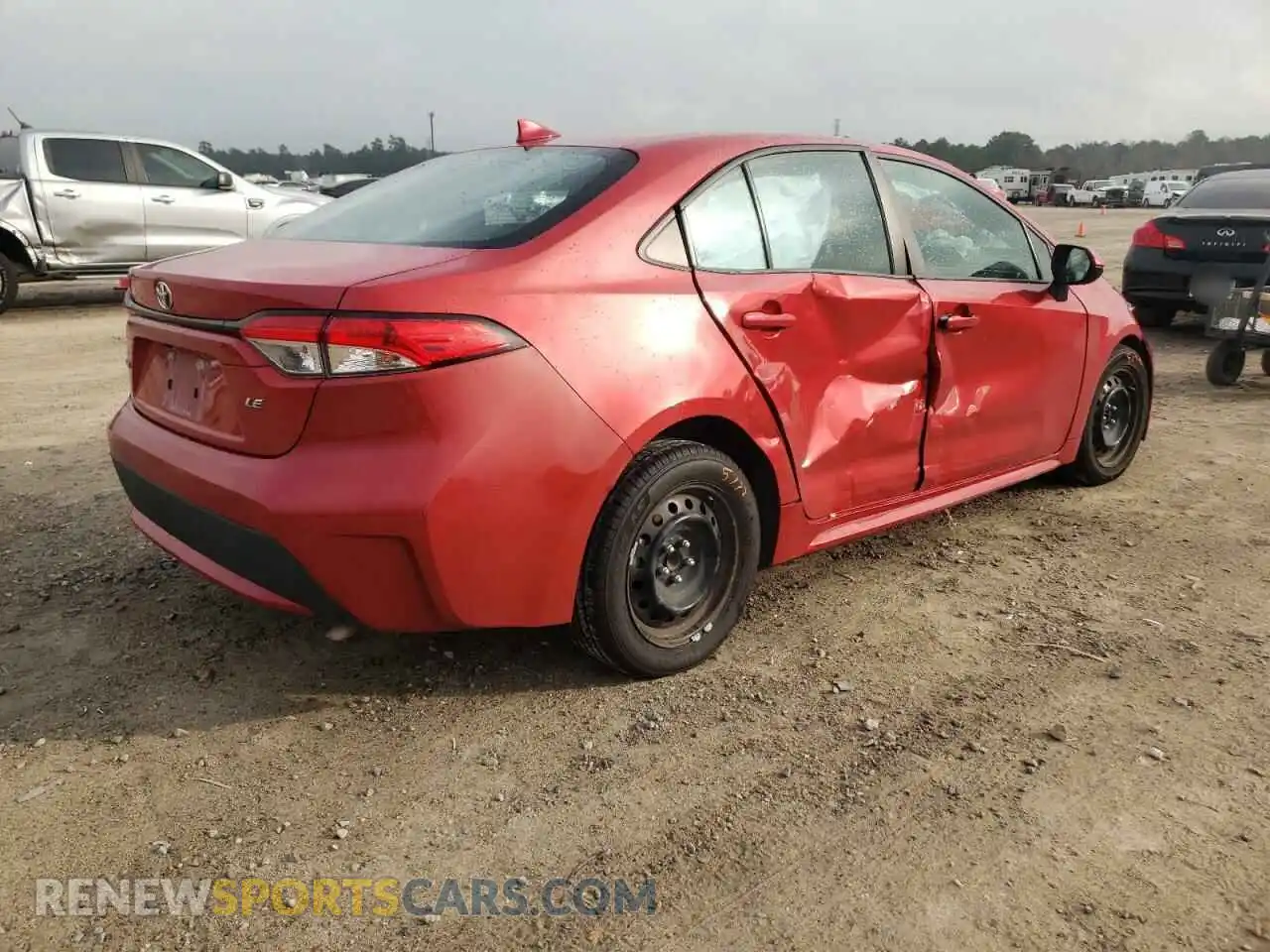 3 Photograph of a damaged car 5YFEPRAE5LP032114 TOYOTA COROLLA 2020