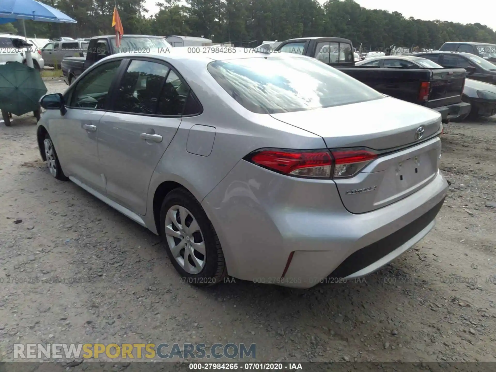 3 Photograph of a damaged car 5YFEPRAE5LP034963 TOYOTA COROLLA 2020