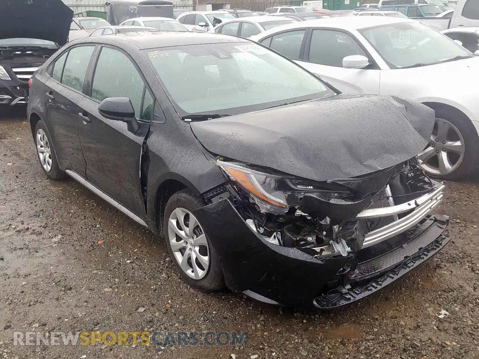 1 Photograph of a damaged car 5YFEPRAE5LP035448 TOYOTA COROLLA 2020