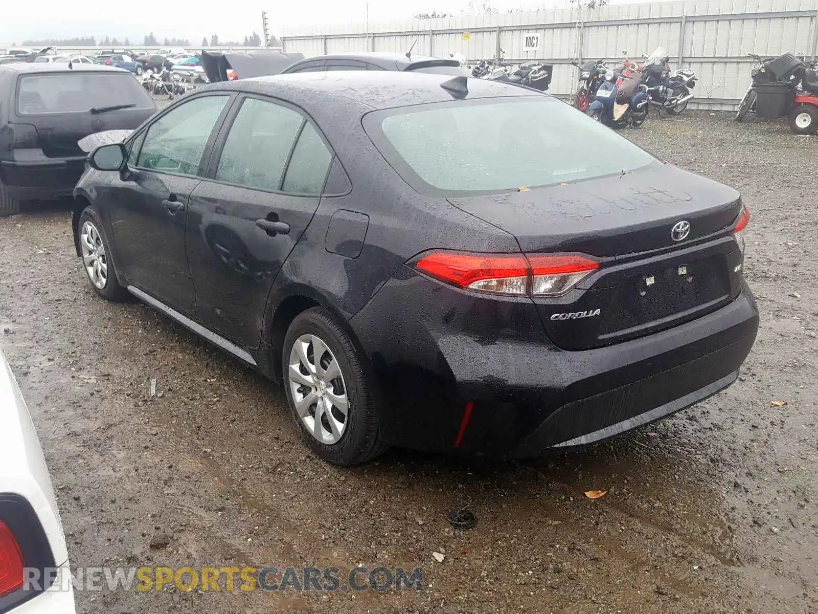3 Photograph of a damaged car 5YFEPRAE5LP035448 TOYOTA COROLLA 2020