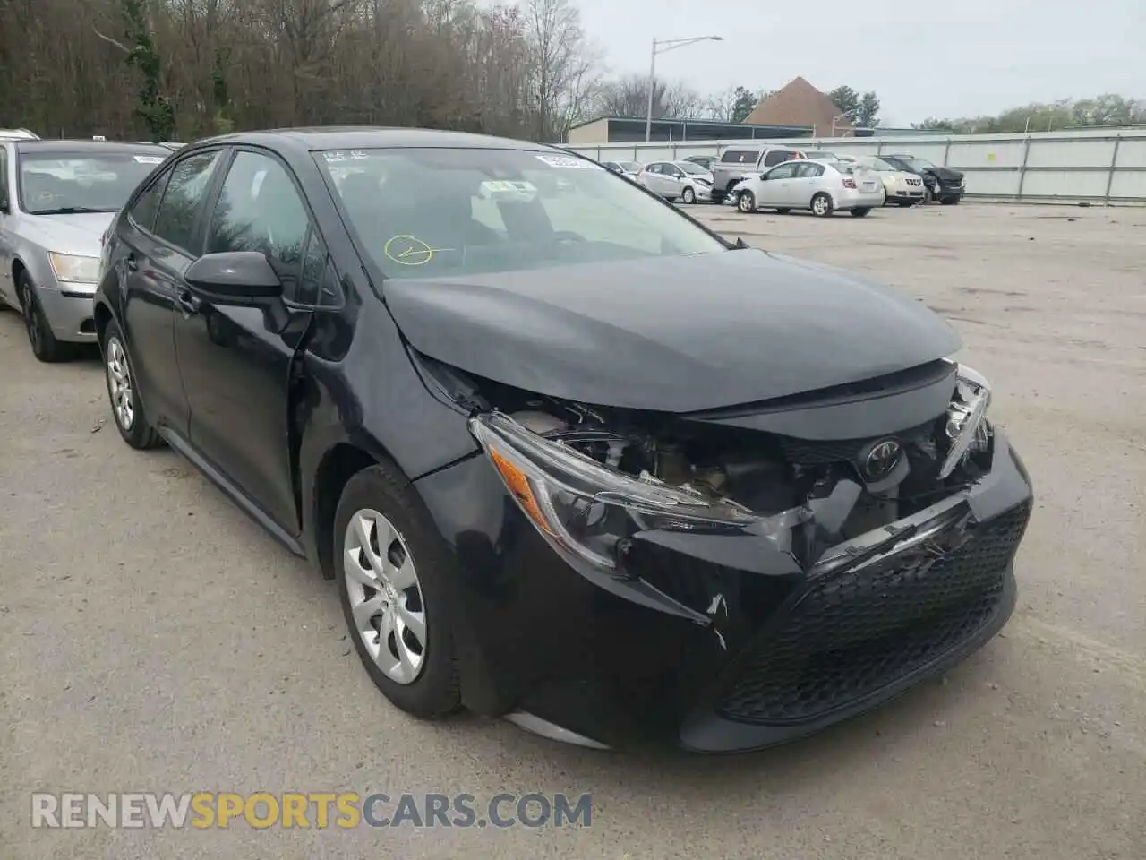 1 Photograph of a damaged car 5YFEPRAE5LP037412 TOYOTA COROLLA 2020