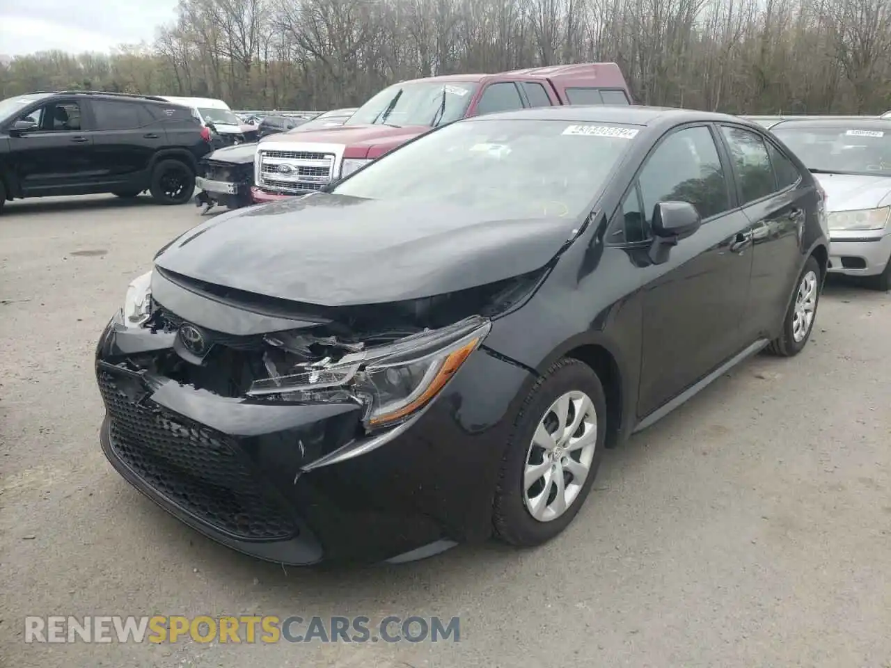 2 Photograph of a damaged car 5YFEPRAE5LP037412 TOYOTA COROLLA 2020