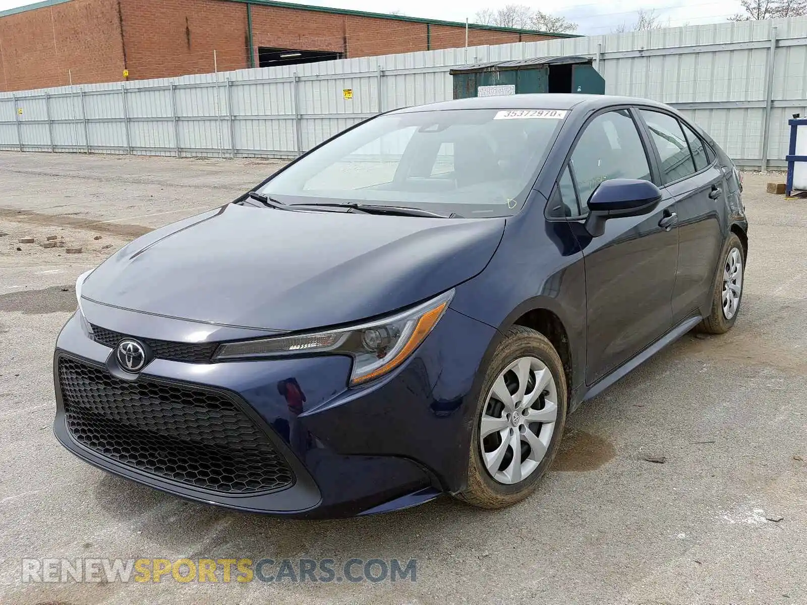 2 Photograph of a damaged car 5YFEPRAE5LP041296 TOYOTA COROLLA 2020