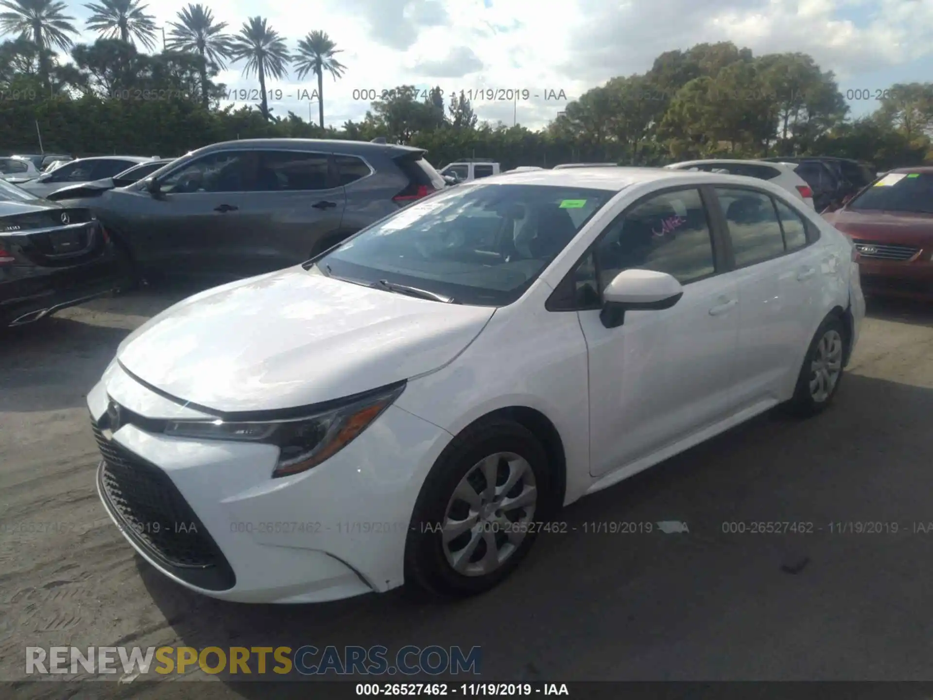 2 Photograph of a damaged car 5YFEPRAE5LP053240 TOYOTA COROLLA 2020